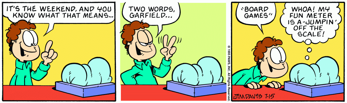 Garfield, July 15, 1995