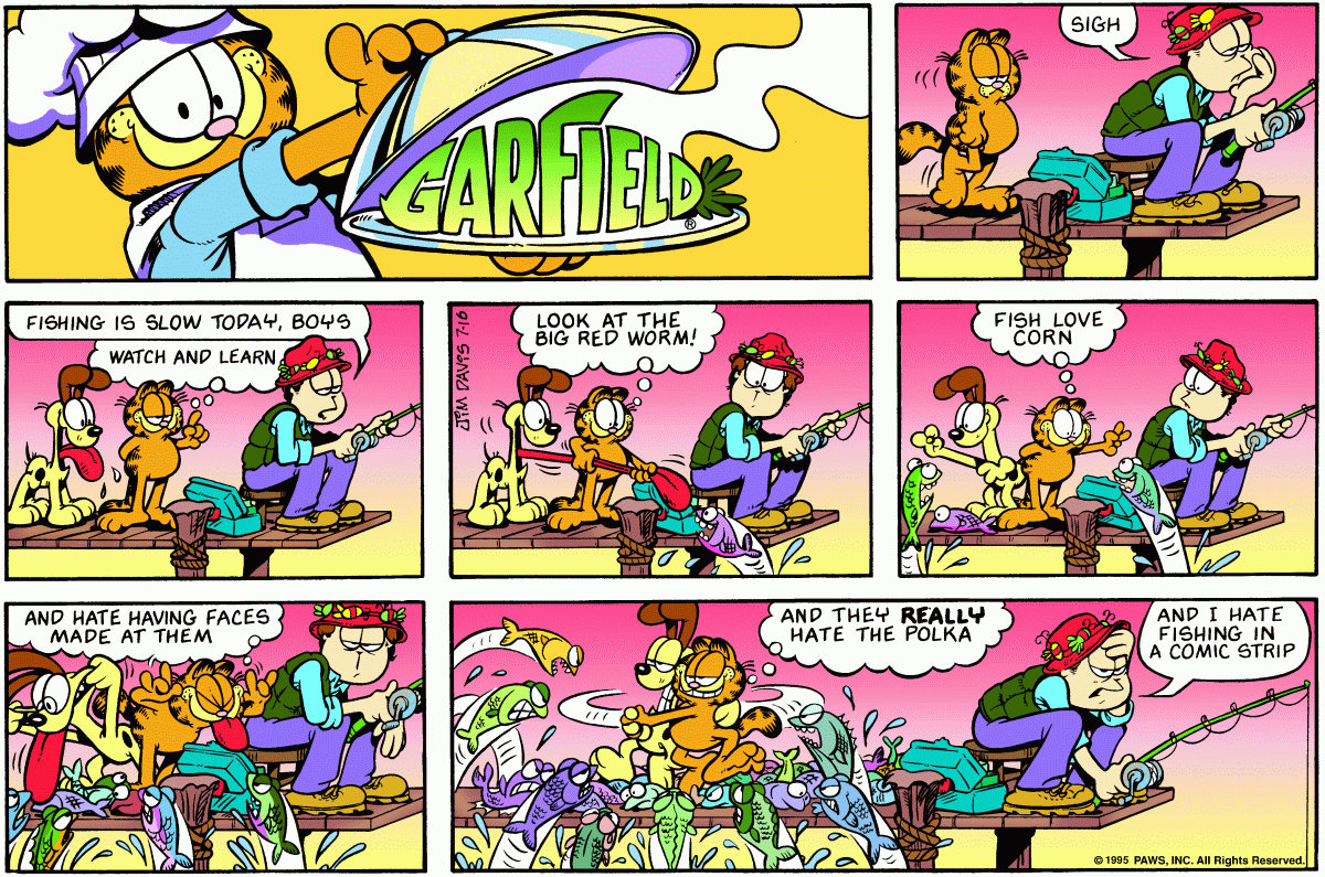Garfield, July 16, 1995