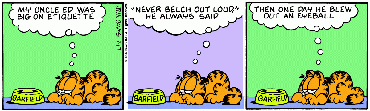 Garfield, July 17, 1995