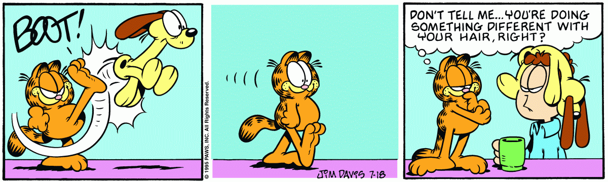 Garfield, July 18, 1995