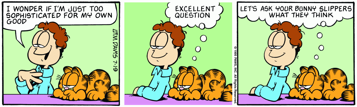 Garfield, July 19, 1995