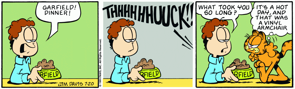 Garfield, July 20, 1995