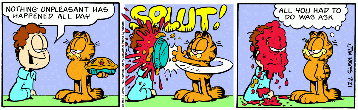 Garfield, July 21, 1995