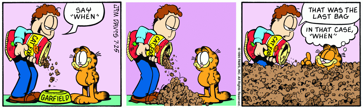 Garfield, July 25, 1995