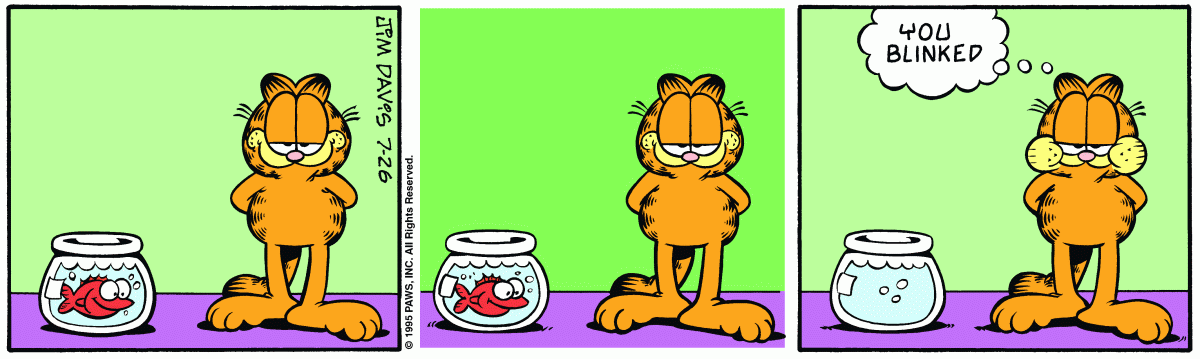 Garfield, July 26, 1995