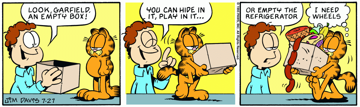 Garfield, July 27, 1995