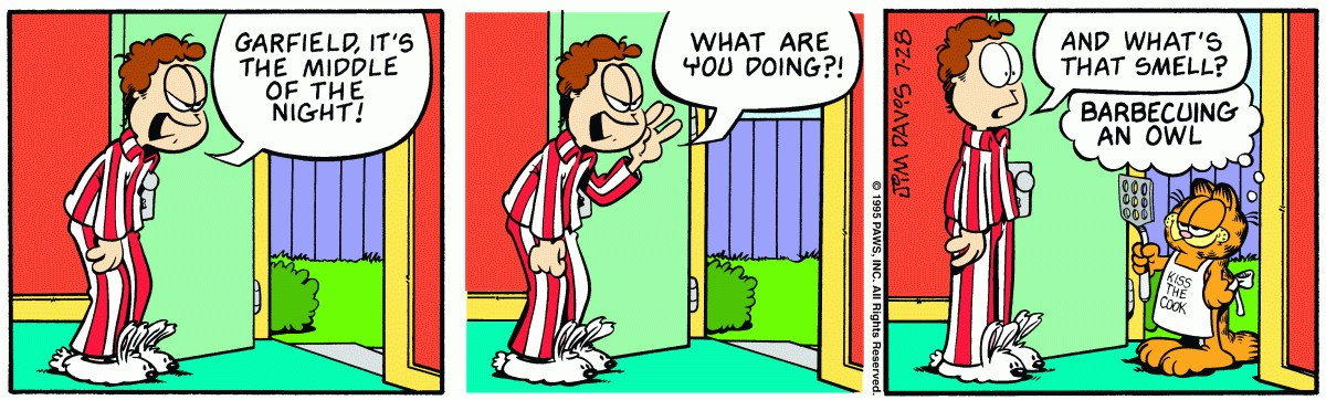 Garfield, July 28, 1995