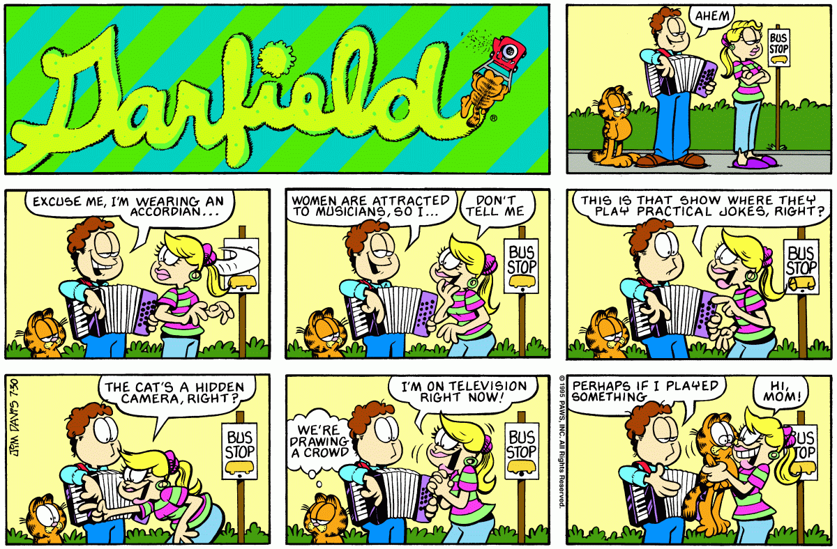 Garfield, July 30, 1995