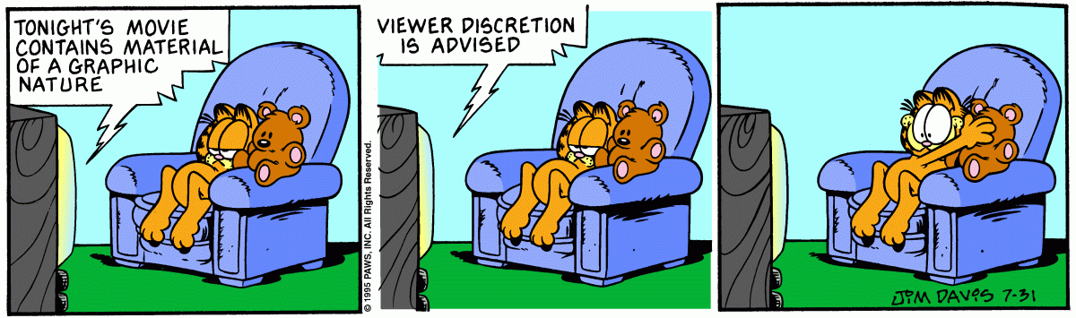 Garfield, July 31, 1995
