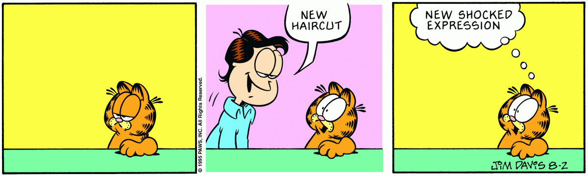 Garfield, August 2, 1995