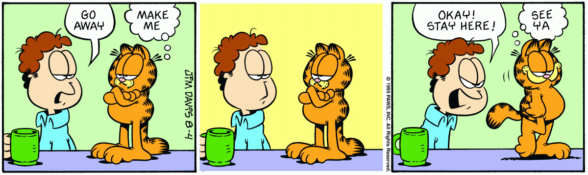 Garfield, August 4, 1995