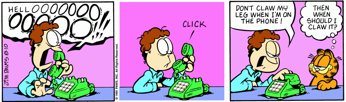 Garfield, August 10, 1995