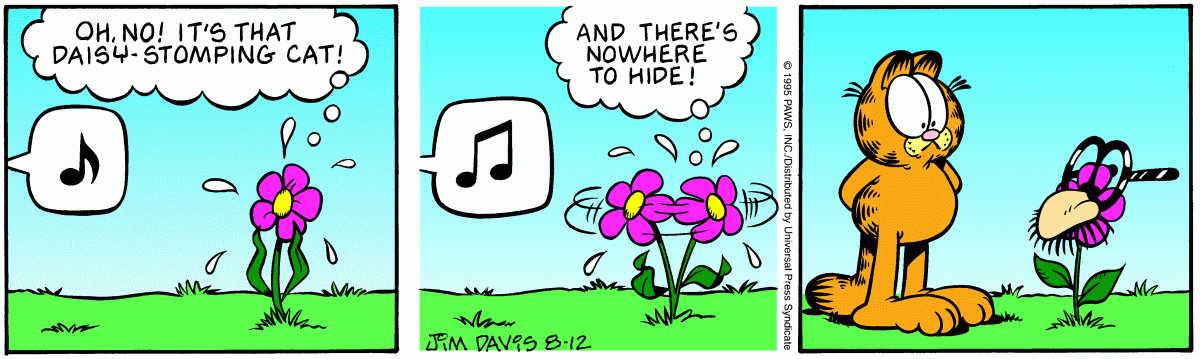 Garfield, August 12, 1995