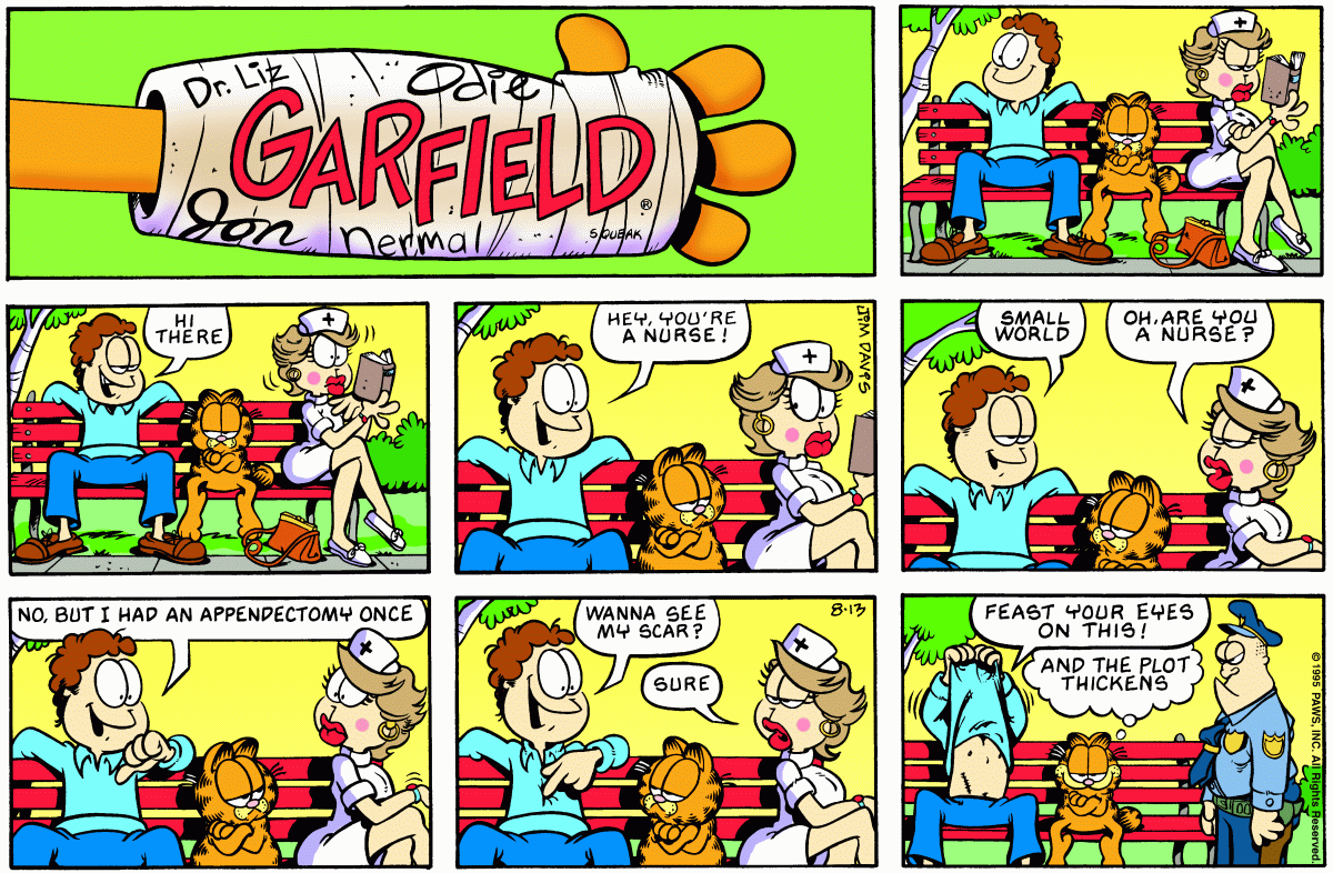 Garfield, August 13, 1995