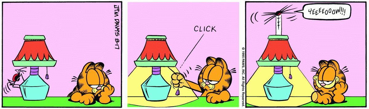 Garfield, August 17, 1995