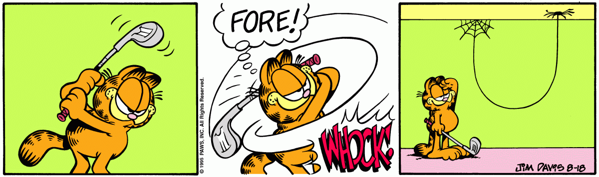 Garfield, August 18, 1995