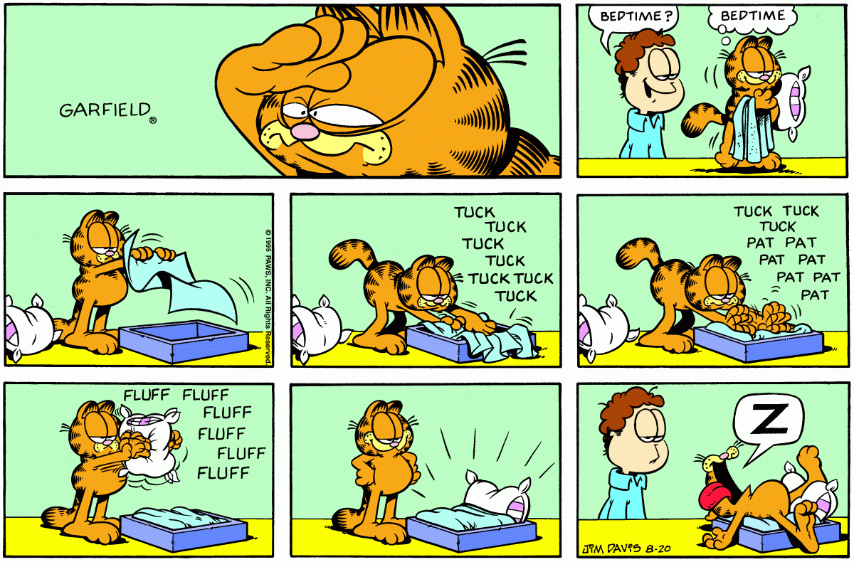 Garfield, August 20, 1995