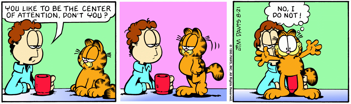Garfield, August 21, 1995