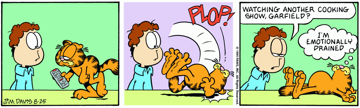 Garfield, August 25, 1995