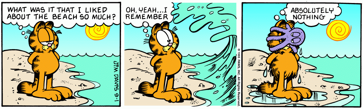 Garfield, September 1, 1995