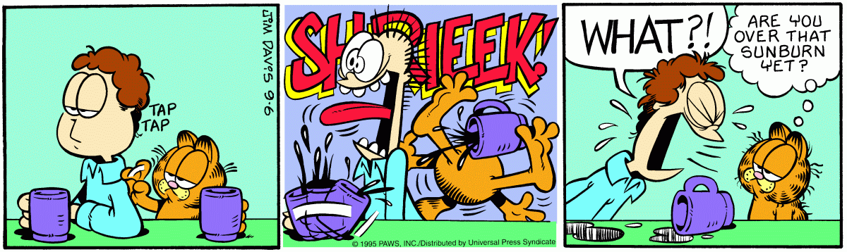Garfield, September 6, 1995