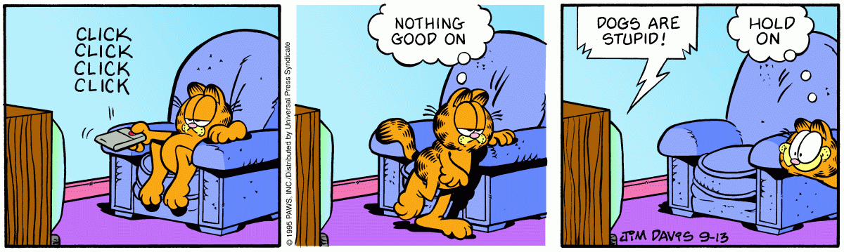 Garfield, September 13, 1995