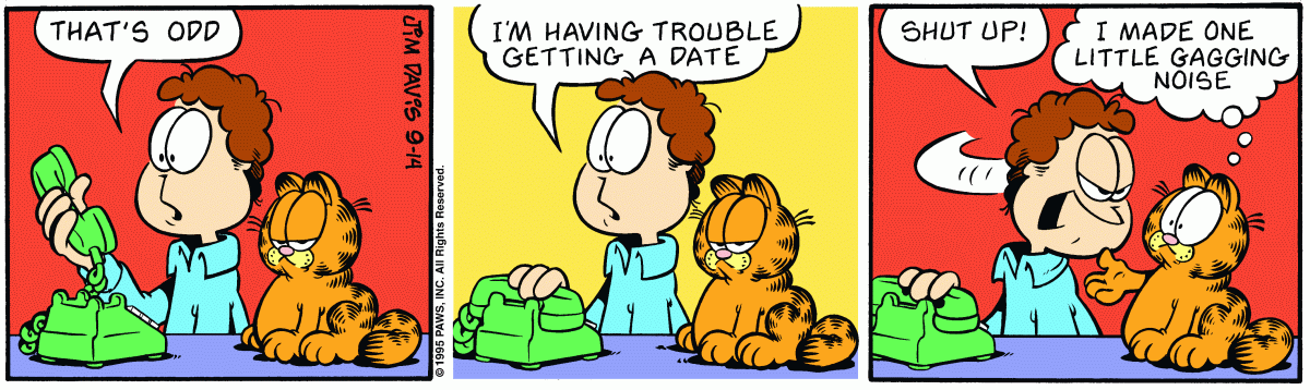 Garfield, September 14, 1995