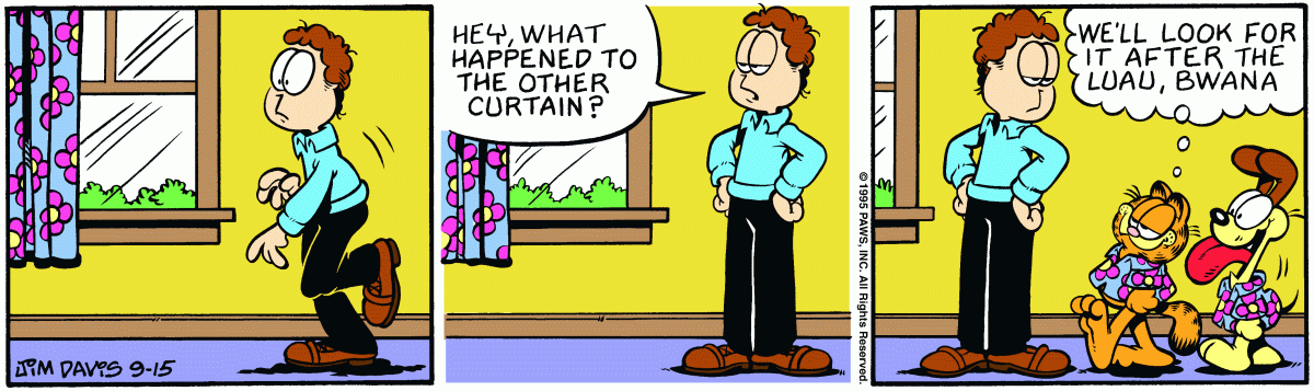 Garfield, September 15, 1995