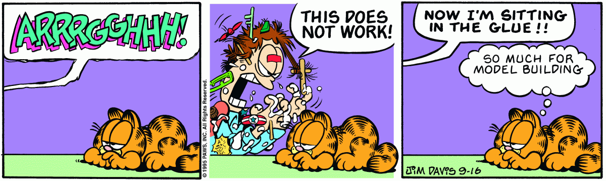 Garfield, September 16, 1995