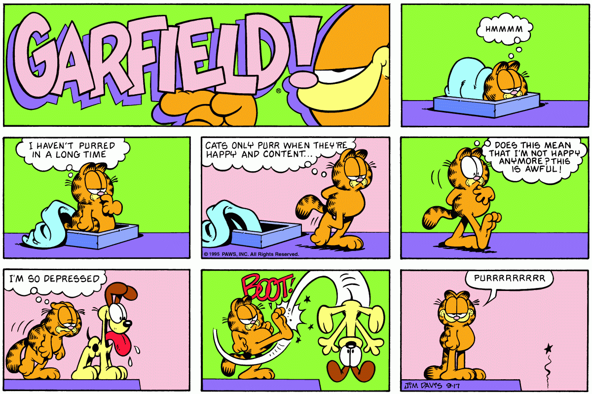 Garfield, September 17, 1995