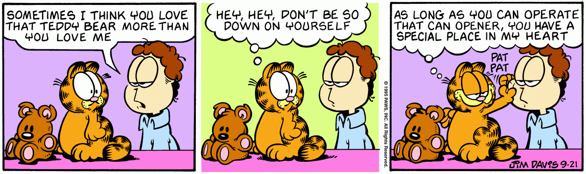 Garfield, September 21, 1995