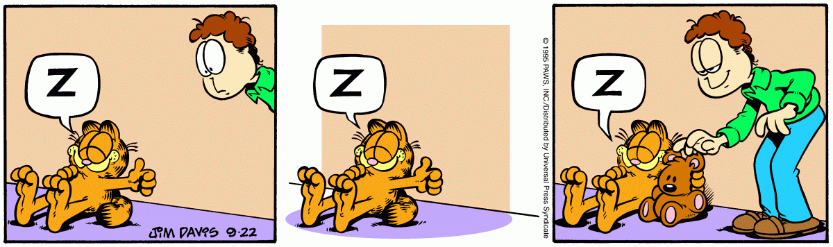 Garfield, September 22, 1995