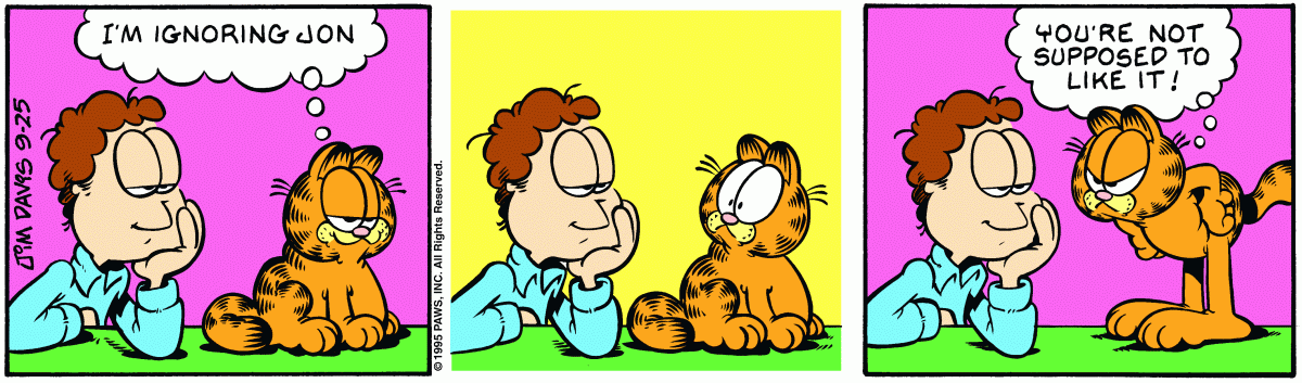 Garfield, September 25, 1995