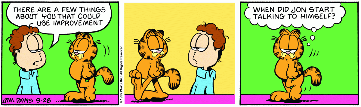 Garfield, September 28, 1995