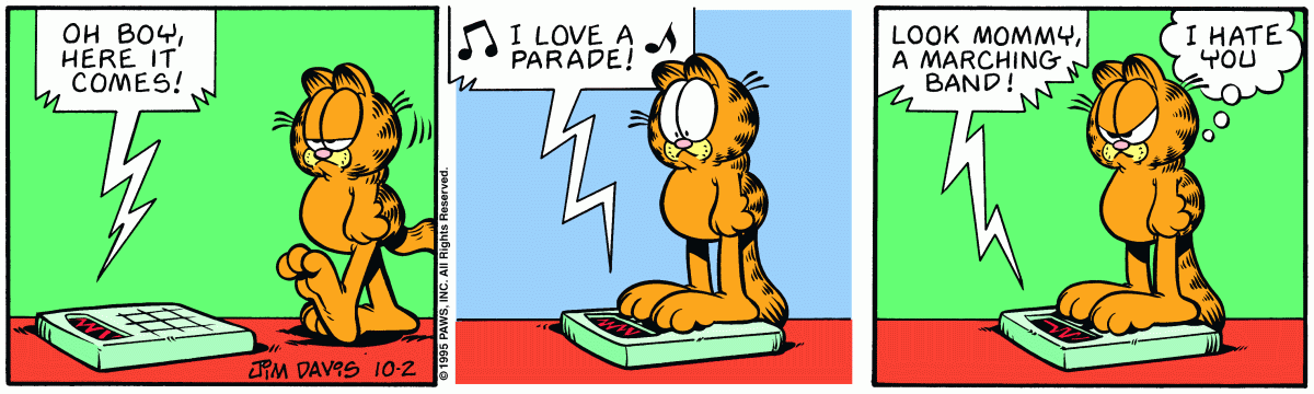 Garfield, October 2, 1995