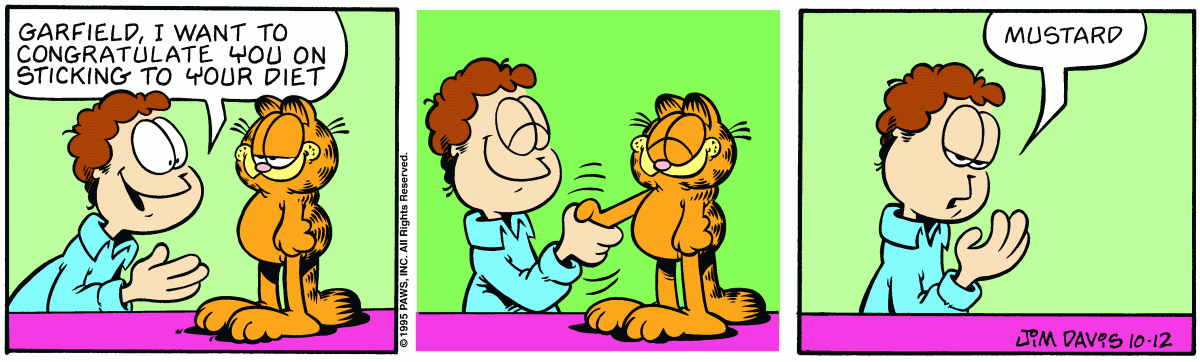 Garfield, October 12, 1995