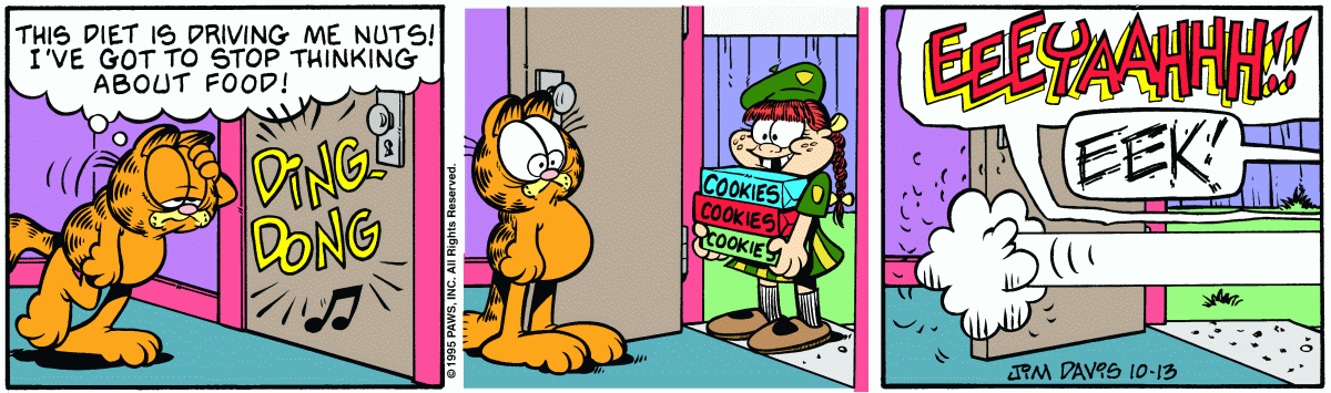 Garfield, October 13, 1995