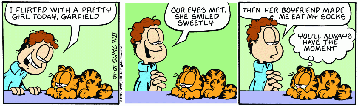 Garfield, October 16, 1995