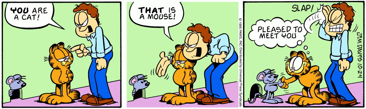 Garfield, October 24, 1995