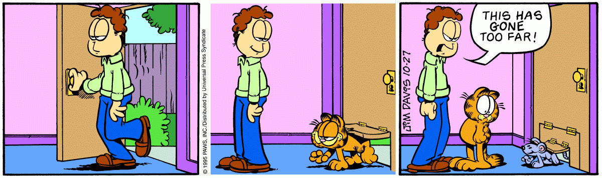 Garfield, October 27, 1995