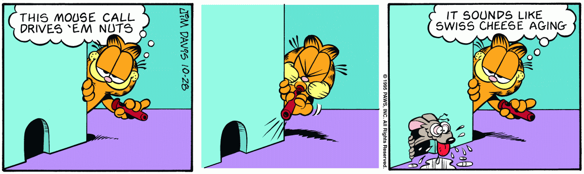 Garfield, October 28, 1995