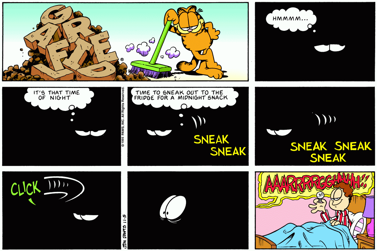 Garfield, November 5, 1995