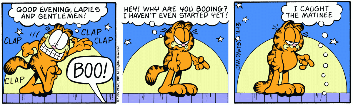 Garfield, November 13, 1995
