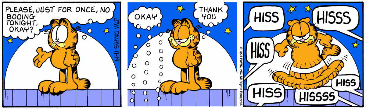 Garfield, November 14, 1995