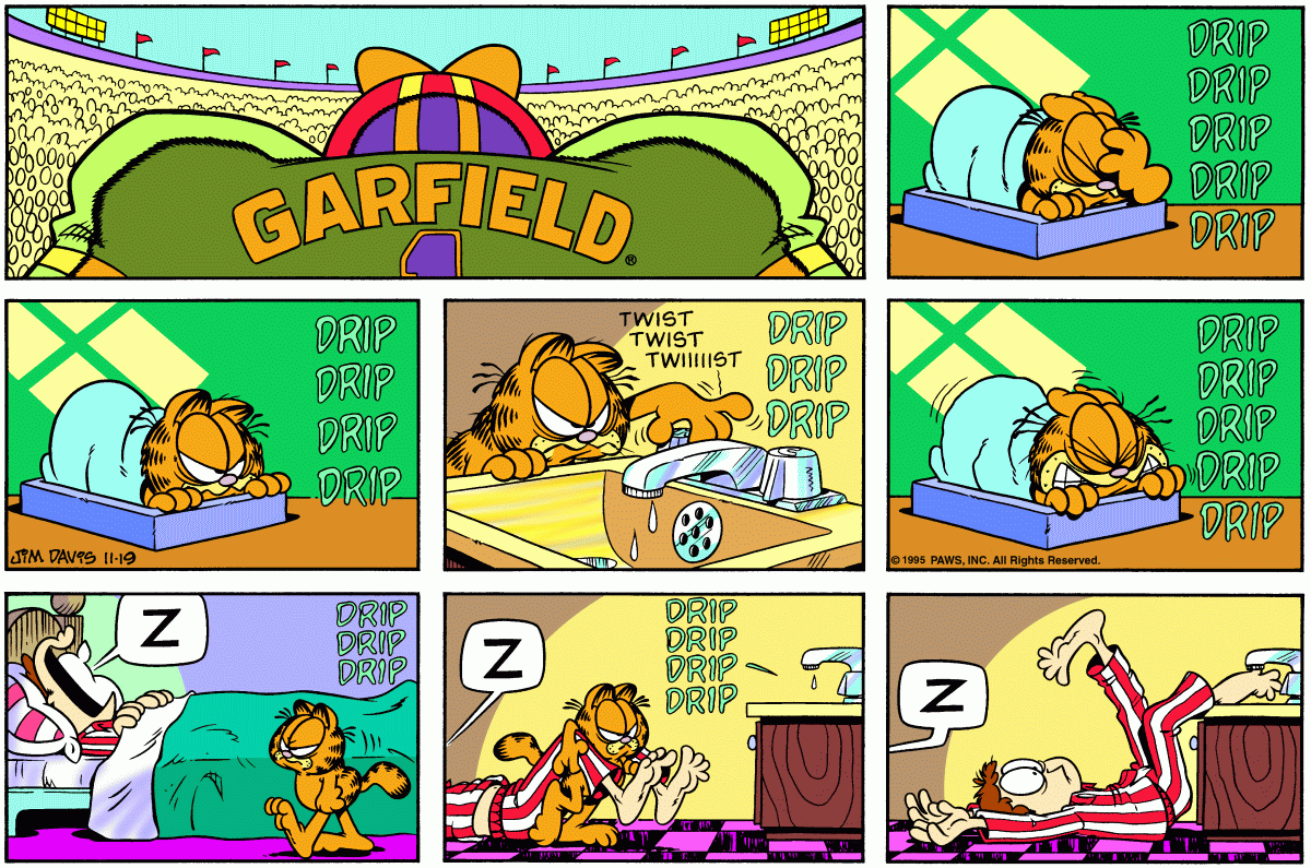 Garfield, November 19, 1995