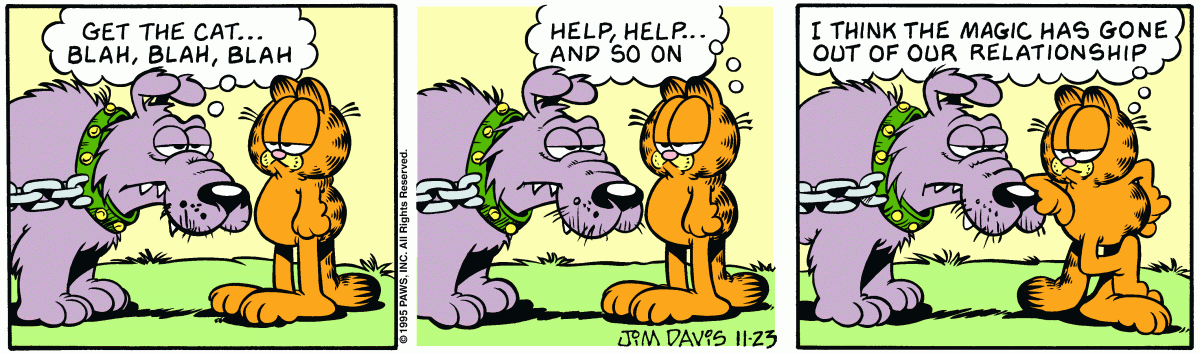 Garfield, November 23, 1995