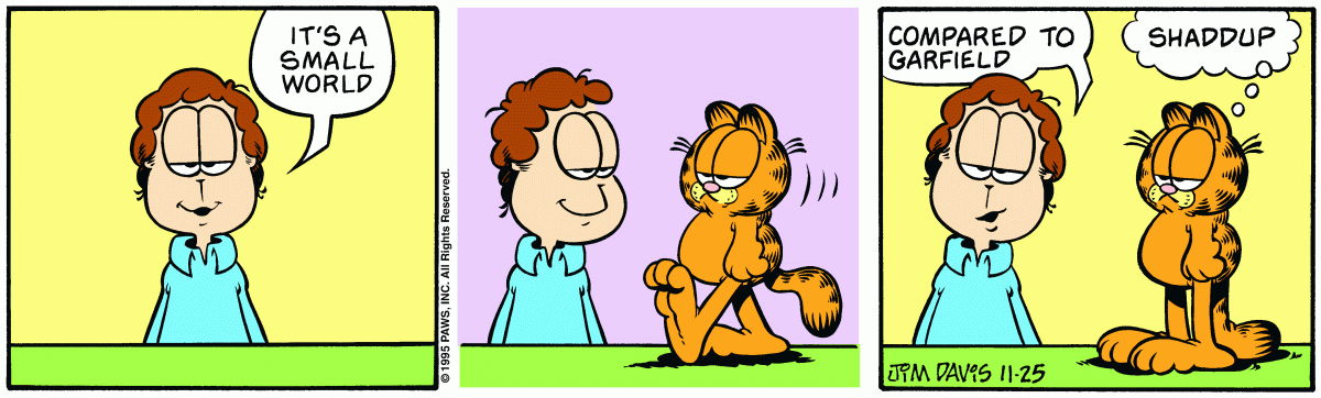 Garfield, November 25, 1995