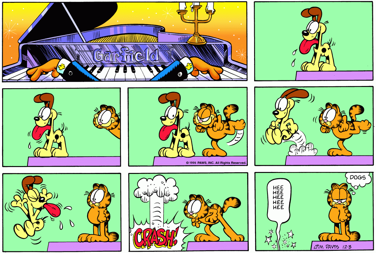 Garfield, December 3, 1995