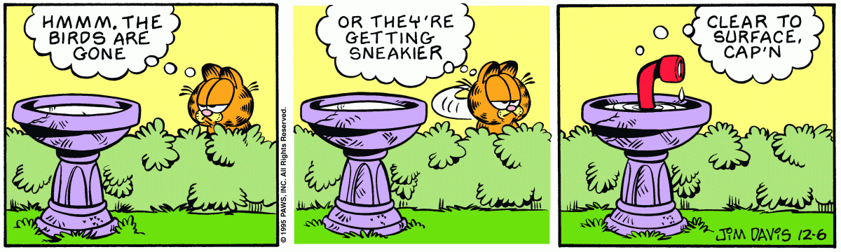 Garfield, December 6, 1995