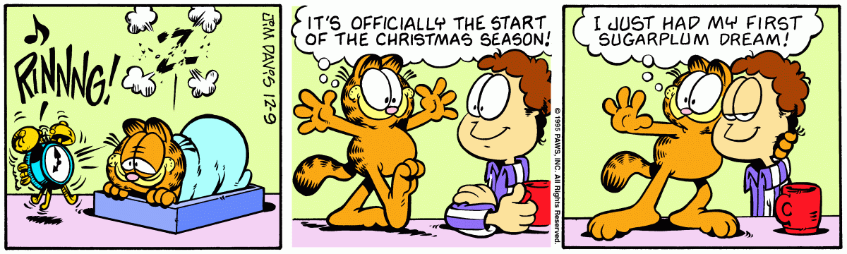 Garfield, December 9, 1995